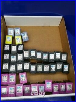 Lot of 179 Virgin hp Empty Ink Cartridges (74/75/901 Black & Color/Regular & XL)
