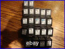 Lot of 21 EMPTY genuine HP 61/61xl ink cartridges USED black deskjet