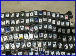 Lot of 221 used Empty HP BLACK AND COLOR INK CARTRIDGES hp 57