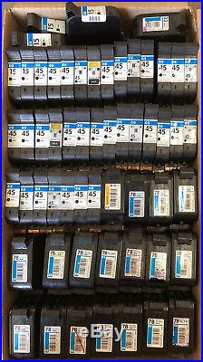 Lot of 298 Empty HP 45 78 28 61 901 60 21 Mix Models VIRGIN OEM Ink Cartridges