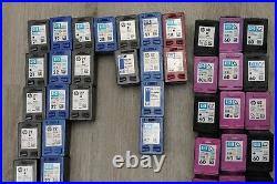 Lot of 304 HP OEM Virgin Empty Ink Black and Color HP 60,61,62,63,64,65,67,98