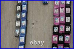 Lot of 304 HP OEM Virgin Empty Ink Black and Color HP 60,61,62,63,64,65,67,98