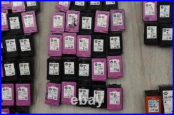 Lot of 304 HP OEM Virgin Empty Ink Black and Color HP 60,61,62,63,64,65,67,98