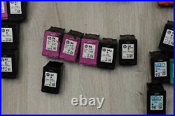 Lot of 304 HP OEM Virgin Empty Ink Black and Color HP 60,61,62,63,64,65,67,98