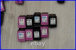 Lot of 304 HP OEM Virgin Empty Ink Black and Color HP 60,61,62,63,64,65,67,98