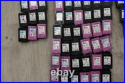 Lot of 304 HP OEM Virgin Empty Ink Black and Color HP 60,61,62,63,64,65,67,98