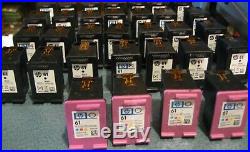 Lot of 32 Empty Virgin HP 61 Ink Cartridges 28 Black 4 Color