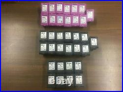 Lot of 34 Genuine HP 61 Black & Tri-Color EMPTY VIRGIN Ink Cartridges