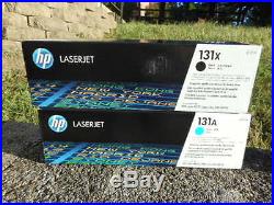 Lot of 4 HP 131A/X LaserJet Printer Cartridges