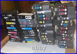 Lot of 47 Empty Ink Cartridges for HP, Brother, Epson, Canon
