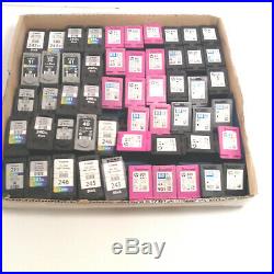 Lot of 54 Genuine Empty virgin ink cartridges Canon and Hp