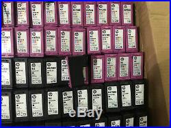 Lot of 60 Virgin Empty HP Ink Cartridges Black Tri-color 62 63/302 61/301