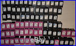 Lot of 83 Genuine HP 60 61 62xl tri-color Virgin Empty Never Refilled