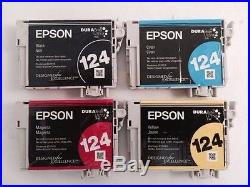 Mix lot of 500 Virgin Empty Epson 124 Ink Cartridges