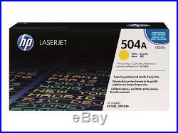 New Genuine Factory Sealed HP CE252A Yellow Laser Toner Cartridge 504A