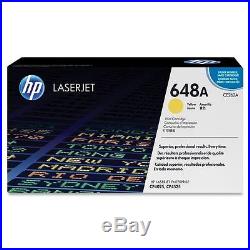 New Genuine Factory Sealed HP CE262A Yellow Toner Cartridge 648A