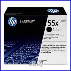 New Genuine HP 55X Laser Cartridges Toner Printer-Tested 100% Toner NO BOX