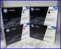 New Sealed Genuine HP 644A Toner Cartridge Q6460A Q6461A Q6462A Q6463A Complete