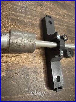 Original Graphtec FC5100-130 Paper Feeding Steel / Shaft Roller+ Mounts USED