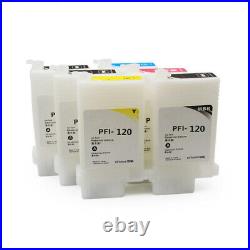 PFI-120 Empty Ink Cartridge with Permanent Chip For Canon TM 300 200 205 305