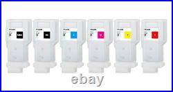 PFI-206 Refillable Ink Cartridge With Chip For Canon iPF6400SE iPF6410SE 6Colors