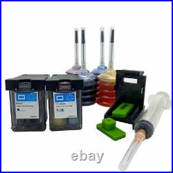 Refill Ink Cartridge Replacement For HP 56 57 PSC 1315 1350 2110 2210 Deskjet