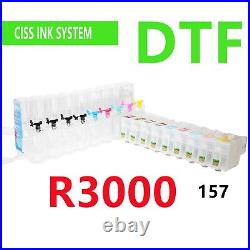Refillable Empty Cis ciss ink system for Stylus R3000 Printer DTF Printing