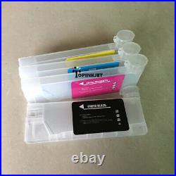 Refillable Ink Cartridge With Funnel For Roland Mimaki Mutoh Printer