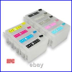 Refillable Ink Cartridges For Epson Stylus Photo R3000 Printer Auto Reset Chips