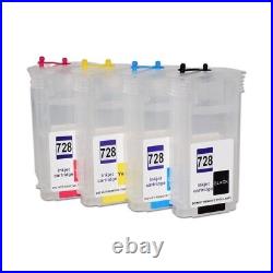 Refillable Unbranded Ink Cartridge For HP 728 With Chip for HP T730 T830 Printer