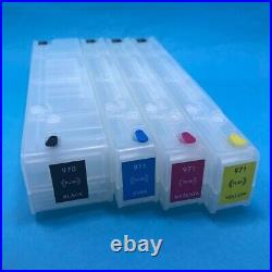 Refillable ink cartridge for HP970 971 for HP X451dn/X451dwithX476dn/X476dwithX551dw