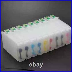 Refillable ink cartridges for surecolor P600 ARC chips T7601 high capacity 80ML