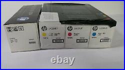 Set 4 Genuine HP 410X CF410X 410A CF251AM Toner Cartridges CF411A CF412A CF413A