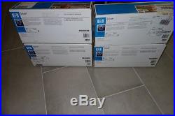 Set of 4 Genuine Factory Sealed HP Q7563A Q7562A Q7561A Q7560A Toner NIB HP 3000