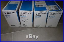 Set of 4 Genuine Factory Sealed HP Q7563A Q7562A Q7561A Q7560A Toner NIB HP 3000