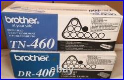 Set of New Genuine Factory Sealed Brother TN-460 Toners and DR-400 Imaging Drum