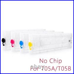T05A/T05B Empty Refillable Ink Cartridge No Chip For Epson WF-C878R/C879R Inkjet