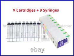 T580 580 Empty Refillable Ink Cartridge for stylus pro 3800 3880 Printer DTF
