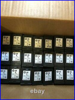 Twenty-one Genuine HP 65 Empty Virgin Black Ink Cartridges Ready For Refill
