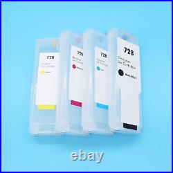 Unbranded Refillable Ink Cartridges With Chip For HP Designjet T730 T830 Plotter