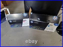 Used And Opened Mix lot of 12 USED HP cartridges 507a 27x 307a plus more