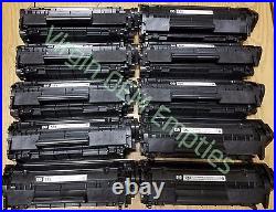 Virgin Genuine Empty HP 12A Laser Toner Cartridges FREE SHIPPING Q2612A