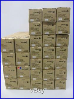 Xerox Virgin EMPTY Toner Cartridges 7800 Lot of 29 Standard Yield Color